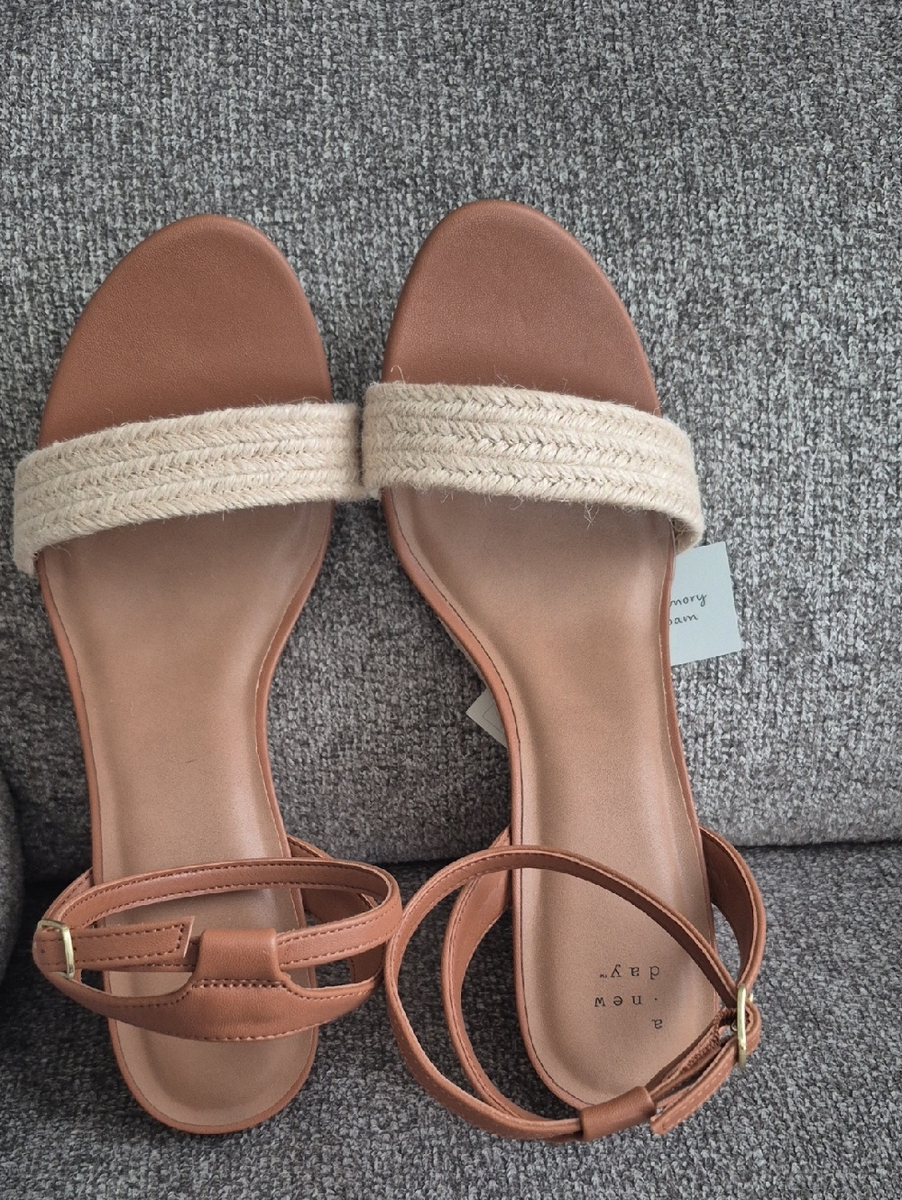 Womens Tish Ankle Strap Sandals Size 11 NWT By A NEW DAY
